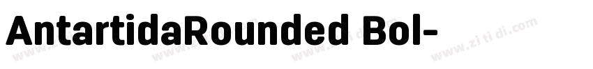 AntartidaRounded Bol字体转换
